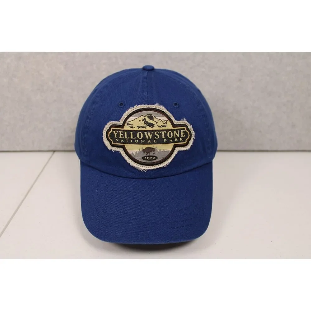 Yellowstone National Park Baseball Cap Men Blue Strapback Impact Merchandise Hat